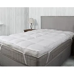 Jaipur Linen 3000 GSM Single Bed Finest Imported Super Microfiber Mattress Padding/Topper- 36 Inch X 78 Inch -White-picture-17