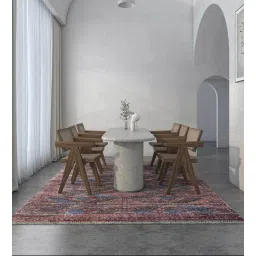 jaipur rugs Beige Distressed Wool 5 ft x 7 ft Hand Knotted Carpet-picture-23