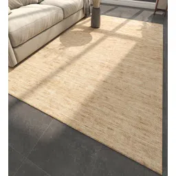 jaipur rugs Beige Solid Wool 6 ft X 9 ft Hand Woven Carpet-picture-22