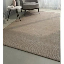 jaipur rugs Beige Solid Wool and Viscose 5 ft X 8 ft Hand Woven Carpet-picture-11