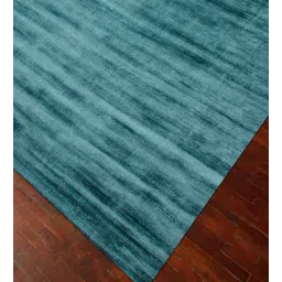 jaipur rugs Blue Abstract Viscose 4 ft x 6 ft Hand Woven Carpet-picture-10