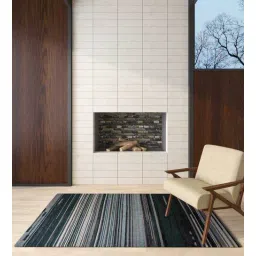 jaipur rugs Blue Stripes Wool 6 ft x 9 ft Hand Knotted Carpet-picture-29