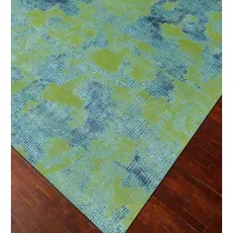 jaipur rugs Green Abstract Blended Silk 4 ft x 6 ft Hand Knotted Carpet-picture-40