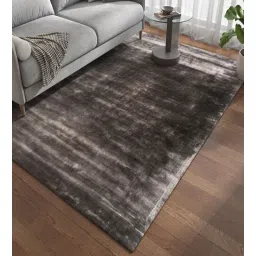 jaipur rugs Grey Abstract Viscose 6 ft X 9 ft Hand Tufted Rectangle Carpet-picture-12