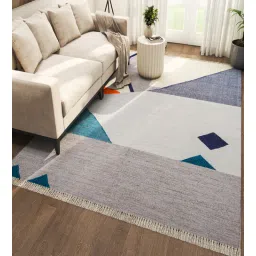 jaipur rugs Grey Geometrical Wool 5 ft X 8 ft Rectangle Flat Weaves-picture-18