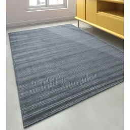 jaipur rugs Grey Solid Wool and Viscose 5 ft X 8 ft Hand Woven Rectangle Carpet-picture-38