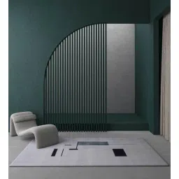 jaipur rugs Ivory Abstract Wool & Bamboo Slik 8 ft x 10 ft Hand Knotted Carpet-picture-32