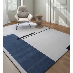 jaipur rugs Ivory Geometric Wool 6 ft x 9 ft Hand knotted Carpet-picture-17