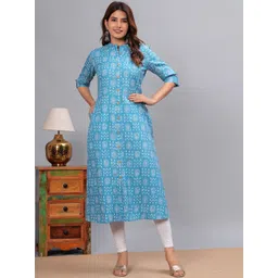 JAIPURI COLLECTION Women Floral Printed A-Line Kurta-picture-26