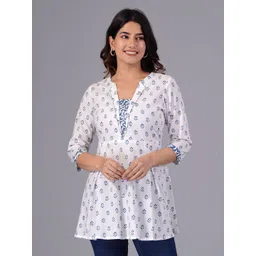 JAIPURI COLLECTION Women Floral Printed Pure Cotton Tunic-picture-35