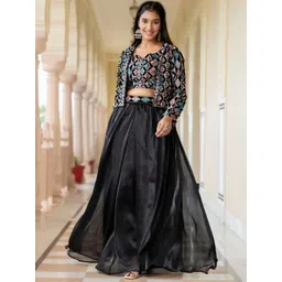 Jaipurite Embroidered Ready To Wear Lehenga Choli-picture-33