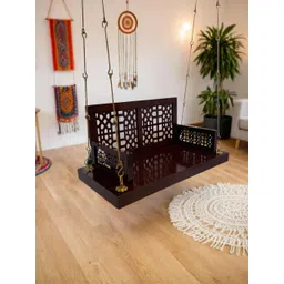 JAIRI TRADERS Brown Wooden Swings-picture-37