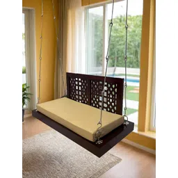 JAIRI TRADERS Brown Wooden Swings-picture-20