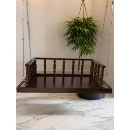 JAIRI TRADERS Brown Wooden Swings-picture-50