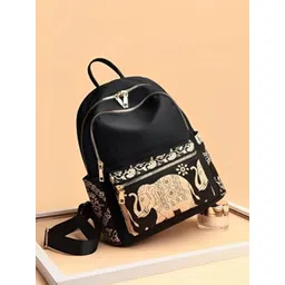 JAISOM Women Graphic Printed Leather Backpack-picture-26