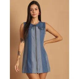 JAKANARY Denim Shirt Dress-picture-33