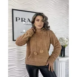 jalapeno Men Full Sleeve Solid Hooded Sweatshirt image 4