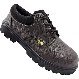 Jama Safety Shoe JS139 for Heavy Duty Work | Slip Resistant, Heat, Water, Oil & Chemical resistant, Leather Shoe, Steel Toe | Size 08 UK/INDIA-picture-13