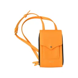 James Aston Aurora Dark Yellow Leather Cross Body Bag-picture-35