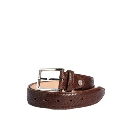 James Aston Brown Leather Waist Belt for Men-picture-44