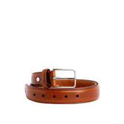 James Aston Brown Leather Waist Belt for Men-picture-46