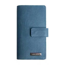 James Aston Sof¿a Ocean Blue  Leather Clutch-picture-43