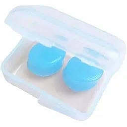 james healthplus James Soft Silicone Ear Plugs - 2 Pcs/Box Reusable Waterproof Earplugs Prevent Water Reduce Noise for Swimming and Bathing, Sound Reducing ear Plugs (Blue)-picture-36
