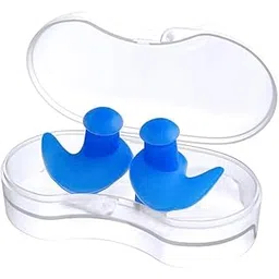 james international Earplugs for Swimming Bathing and Sleeping, Professional Reusable Silicone Swim Earplugs for Adult and children Swimmers, Watersports, Shower, Bathing, Scuba diving (Blue)-picture-22