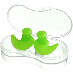 james international Earplugs for Swimming Bathing and Sleeping, Professional Reusable Silicone Swim Earplugs for Adult and children Swimmers, Watersports, Shower, Bathing, Scuba diving(S) 1 Pair (Green)-picture-19