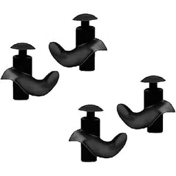 james international James 2 Pairs Swimming Ear Plugs for Men and Women, with Storage Case, Waterproof Reusable Silicone Ear Plugs for Surfers, Swimmers and Triathlon (Black)-picture-38