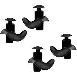 james international Silicone Earplugs for Swimming Bathing and Sleeping, Professional Noise Reduction Reusable Silicone Swim Earplugs for Adult Swimmers Children Diving (Pack of 2) (Black)-picture-39