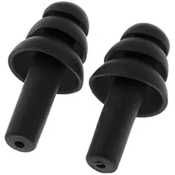 james international Silicone Earplugs Noise Reduction Hearing Protection, Reusable Soft Ear Plugs for Sleeping, Swimming, Snoring, Air Travel, Concerts, Construction Work and Motor Sports Racing (1 Pair) Black-picture-23