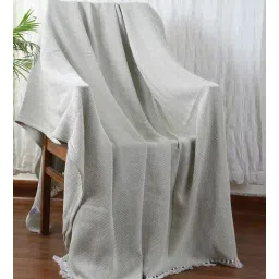 jamio firati Green Cotton Geometric 80x60 Inches Sofa Throw-picture-20