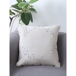 Jamio Firati Grey Cotton Thankful Embroidery Cushion Cover - Set of 2-picture-35