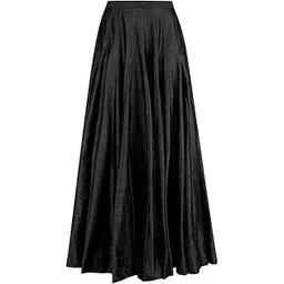 janak Kali Pattern Free Size Ethnic Flared Maxi Length Silk Skirt-picture-46