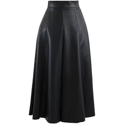 janak 'n' masaaya Midi Skirt in Leather 560-picture-33