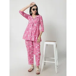 JANAKDULARI CREATION Printed Pure Cotton Top With Trousers-picture-15