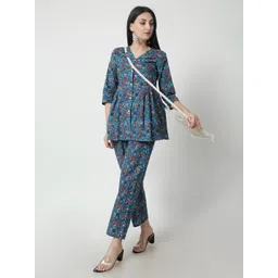 JANAKDULARI CREATION Printed Pure Cotton Top With Trousers-picture-38