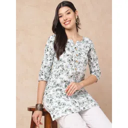JANAKDULARI CREATION Women Floral Printed Cotton Top-picture-30