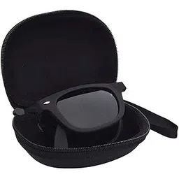 janifaoul Unisex square UV400 protection folding black sunglasses for men women-picture-43