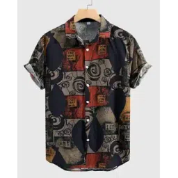 jankit designer Men Printed Regular Fit Shirt with Spread Collar-picture-38