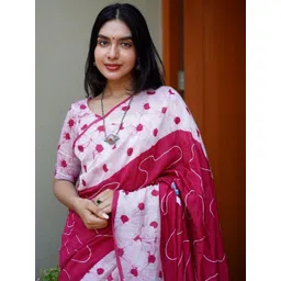 JANOI Batik Silk Cotton Handloom Fashion Saree-picture-34