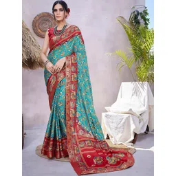 JANOI Ethnic Motifs Silk Blend Fashion Saree-picture-40