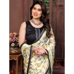 JANOI Floral Poly Georgette Designer Saree-picture-13