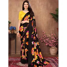 JANOI Floral Silk Blend Fusion Fashion Saree-picture-38
