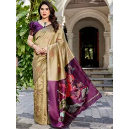 JANOI Floral Zari Silk Cotton Handloom Saree-picture-38