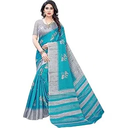 janoi Women's Art Silk Traditional Printed Saree With Blouse Piece (AZ-JN-P1-NAURTA BLUE)-picture-22