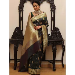 JANOI Woven Design Zari Silk Cotton Heavy Work Fashion Saree-picture-21