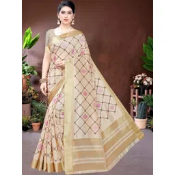 JANOI Zari Silk Cotton Handloom Fashion Saree-picture-31