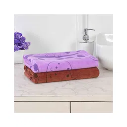 JARS Collections 100% Microfiber Very Soft Cartoon Animal Print Baby Bath Towel Pack of 2 -Multicolor-picture-37